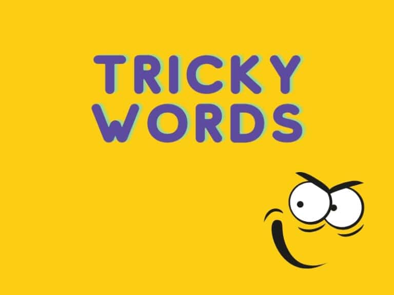 tricky words 3